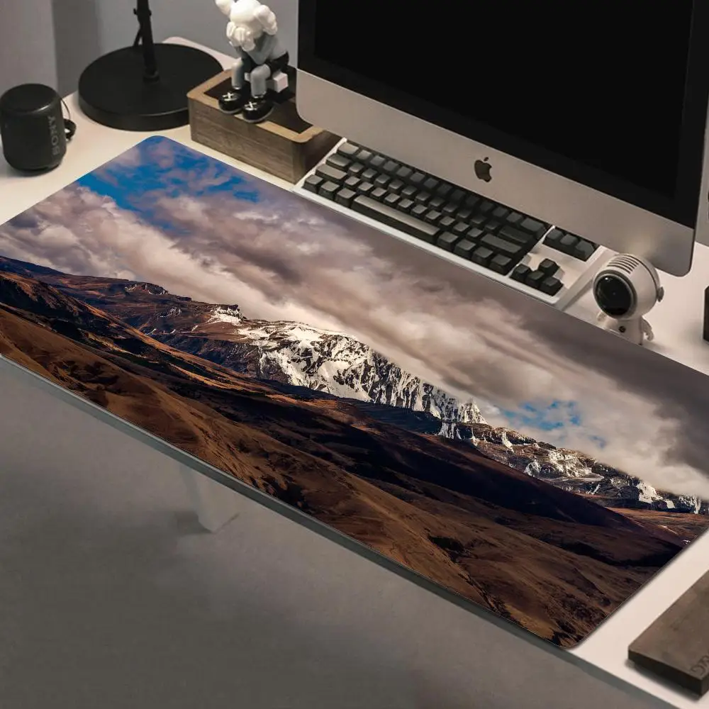 

Natural Scenery Mountain Mousepad Mouse Mat Desk Mat With Pad gaming accessories Prime Gaming XXL Keyboard Pad Padding Mat