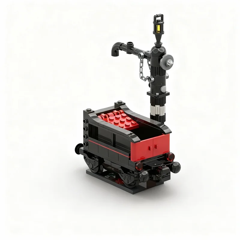 

249PCS MOC Railway Train Heritage Model DIY Creative Ideas Assembly Building Blocks Birthday Gift Display Decoration Decor Set