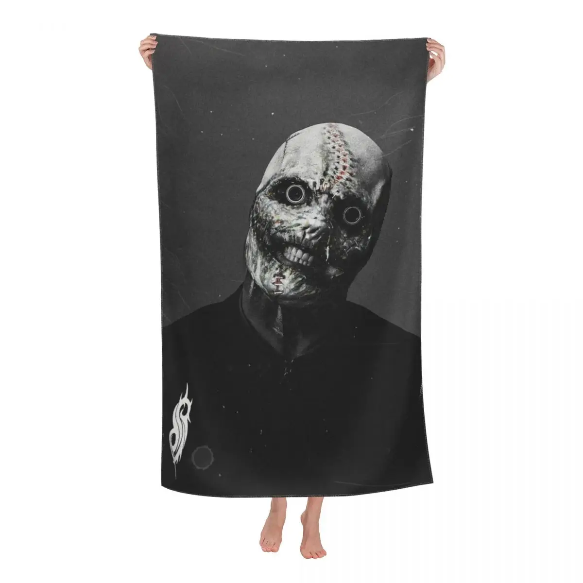 

Custom Corey Taylor Beach Towel S-slipknots Heavy Metal Super Soft Microfiber Pool Towels