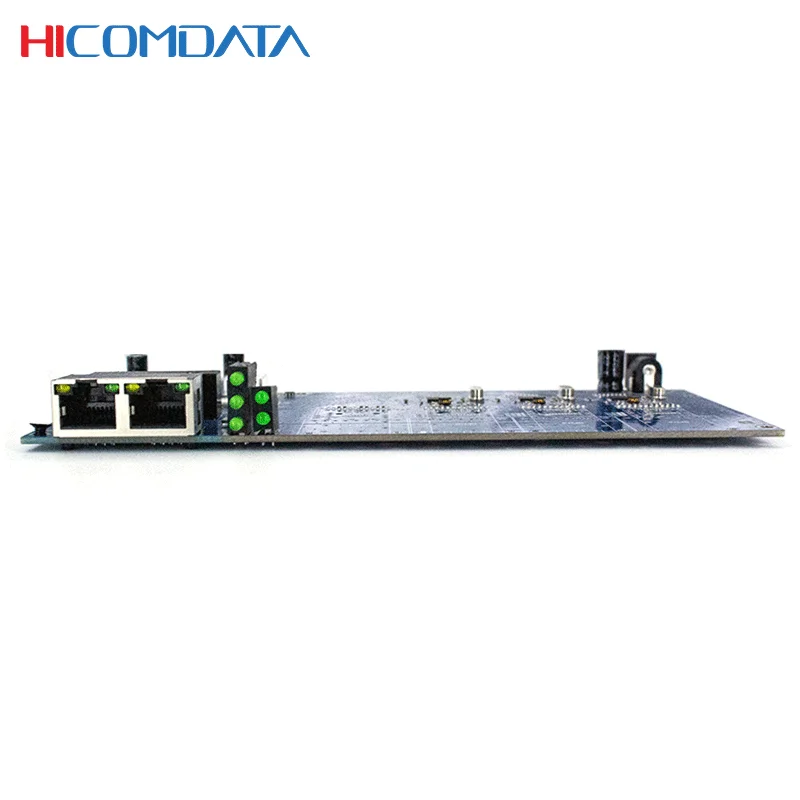 10/100/1000M 2 Fiber port and 4 RJ45 Gigabit Mini Media Converter PCB Single Mode fiber Port PCB 10/100/1000M 2F4G