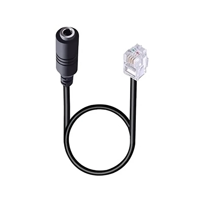 

1PC Phone Adapter rj9 to 3.5 female Adapter Convertor Cable PC Computer Headset Telephone