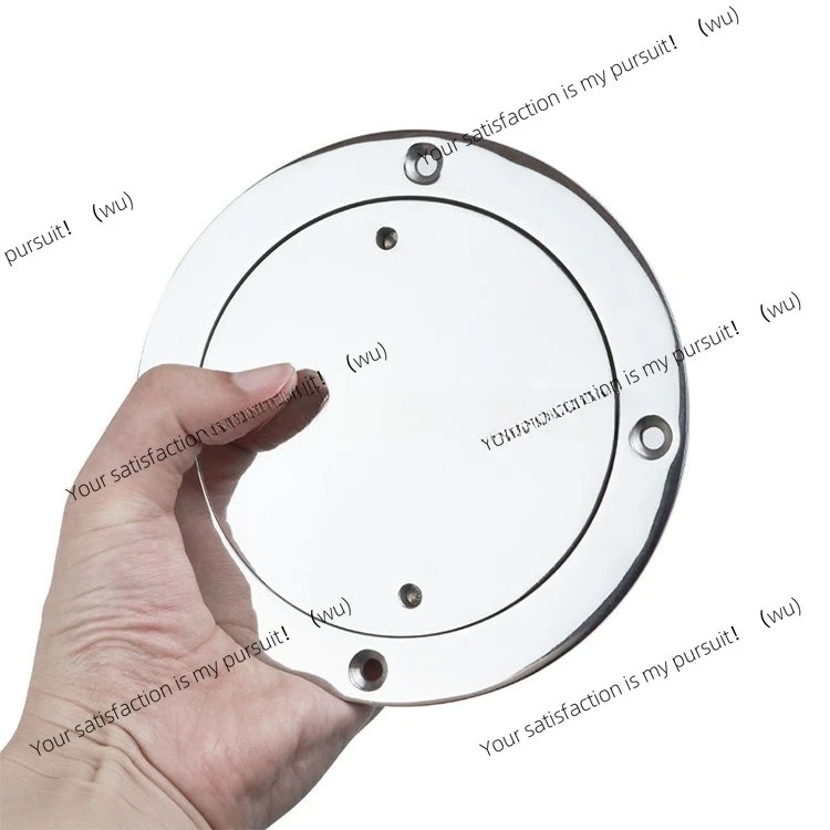 Deck disc 316 stainless steel, inspection port large disc, marine hardware disc hatch cover