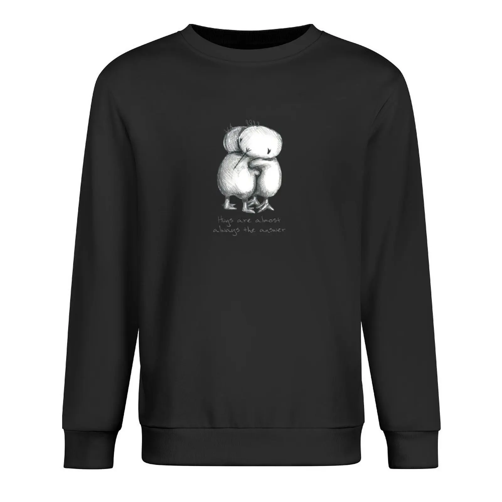 

Hugs are the answer Pullover tracksuit men anime clothing autumn tracksuit sweatshirts