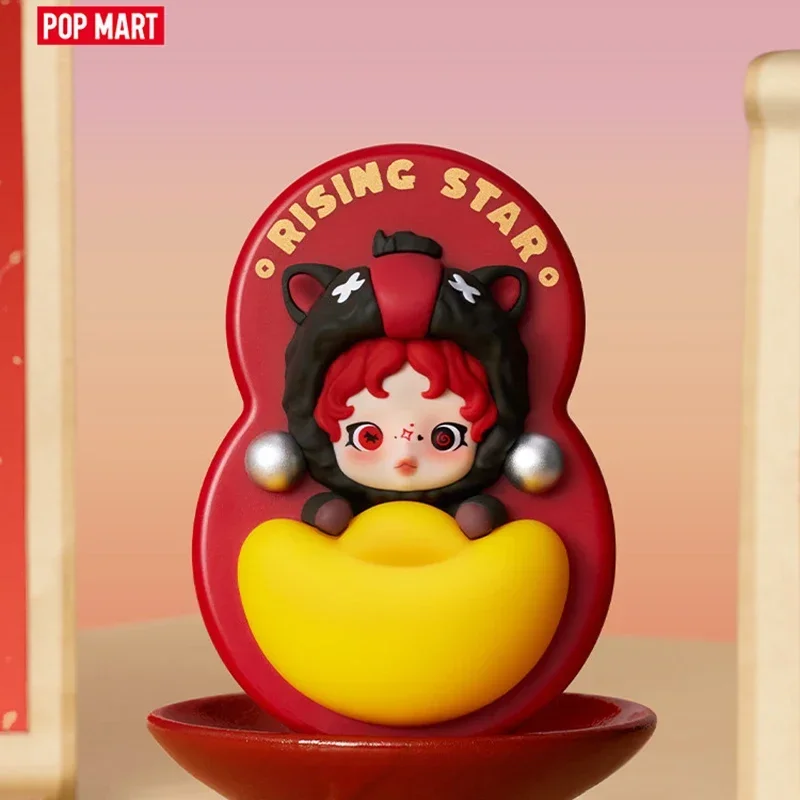 

POP MART Have A Good Run Series, наклейка на холодильник, слепая коробка, игрушки, украшение для рабочего стола, сюрприз, загадочная коробка, милая модель, подарок