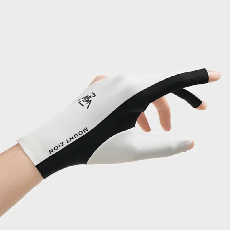 Billiard Gloves With Fingerless Breathable Pool Gloves Three-Finger Gloves