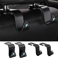 2Pcs Portable Car Seat Back Hooks Accessories For BMW Performance F25 F26 F15 F16 E90 E91 E92 E60 E84 G22 G32 F13 F36 G30 G20