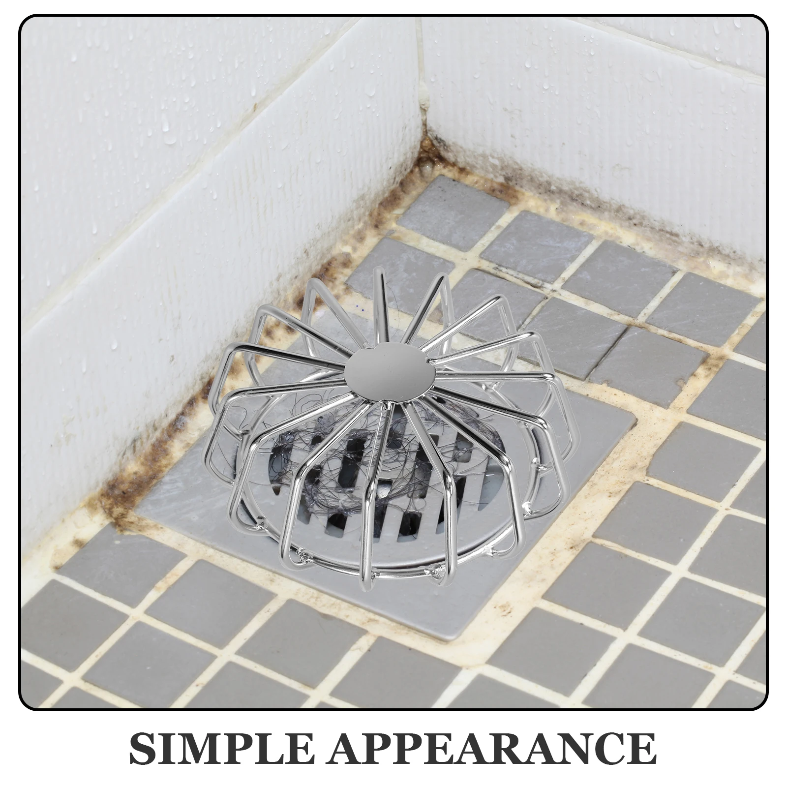 Roof Drain Filter Leaf Mesh Sturdy Outdoor Gutter Guard Anti-Blocking Roof Drain Downspout Screen Gutter Guards