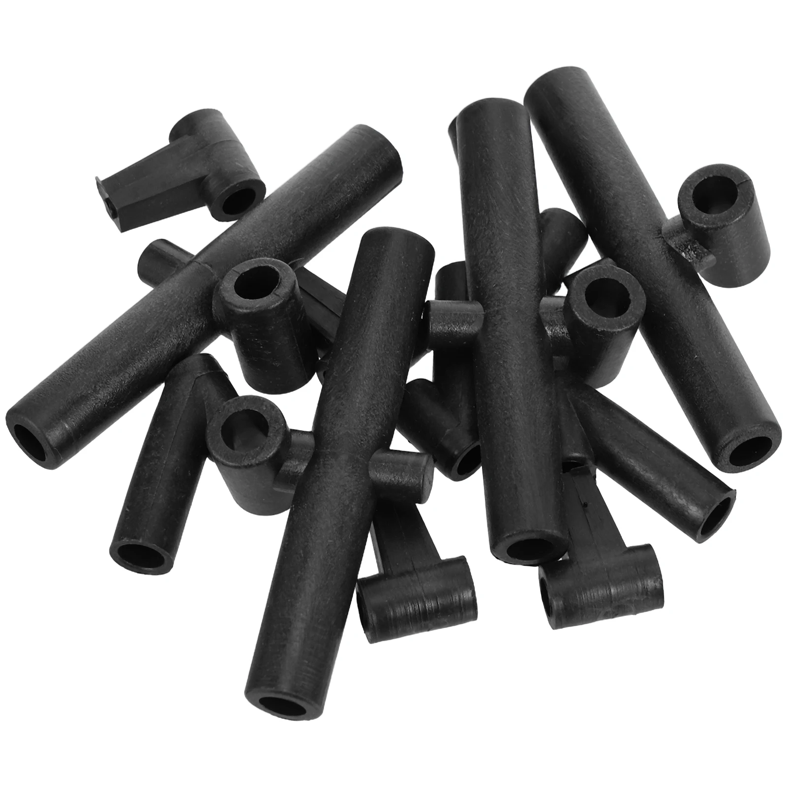 

12 Pcs Kite Accessories Assembly Parts Duckbill Diy Plastic Frame Black Connector