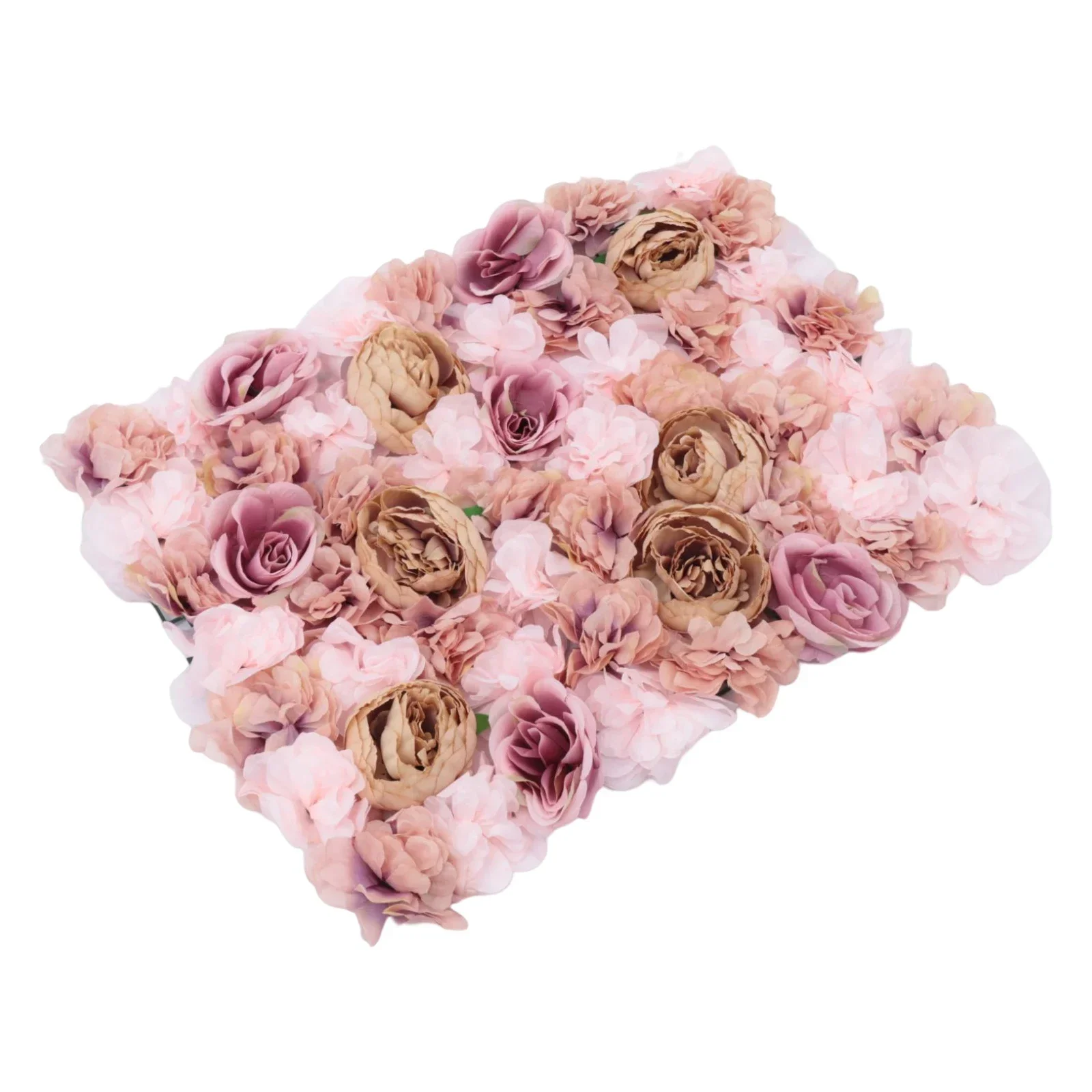 6 Pcs Silk Rose Artificial Flower Wall Panel Wedding Party Backdrop Wedding  Home Decoration 60x40cm