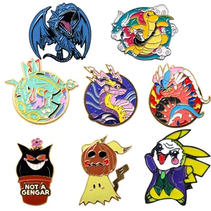 Anime -Anime -Pokémon -Zeichnungen Emaille -Stifte, Brosche Dragon Mythic Pet, Metal Badge Fashion, Rucksackzubehör 8 Hauptverkaufs -Rucksack -Chaos - №5
