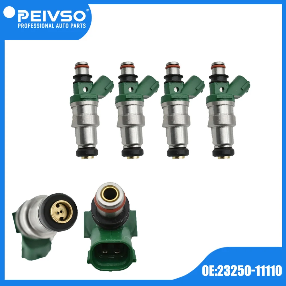 4pcs/lot 23250-11110 23209-11110 Fuel Injector For TOYOTA NA Tercel 1994 Paseo 1994~1995 1.5L 5E-FE