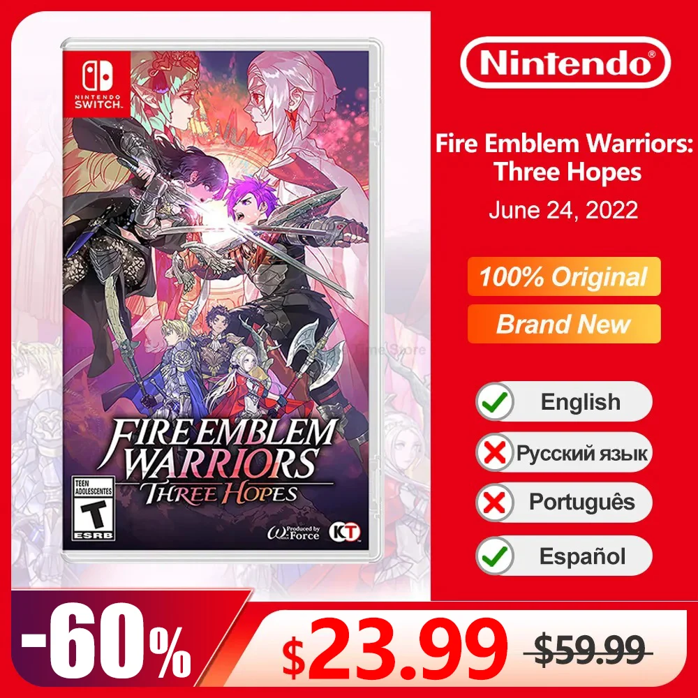 Fire Emblem Warriors Three Hopes Nintendo Switch Game Deals 100% Official Original Physical Game Card for Switch OLED Lite