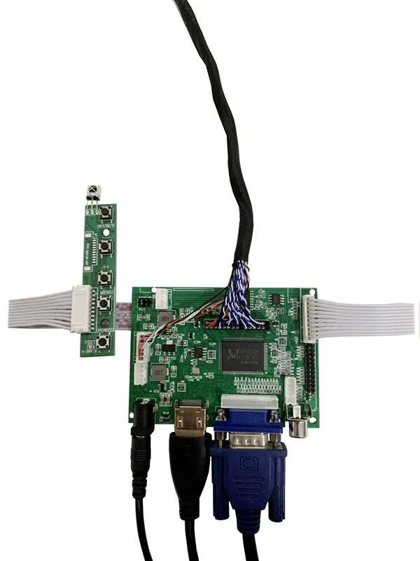 LCD Screen Display Driver Control Board For 10.1 Inch BP101WX1-206/100/205/200/203/204/201 BP101WX4-206 LVDS VGA DVI HDMI