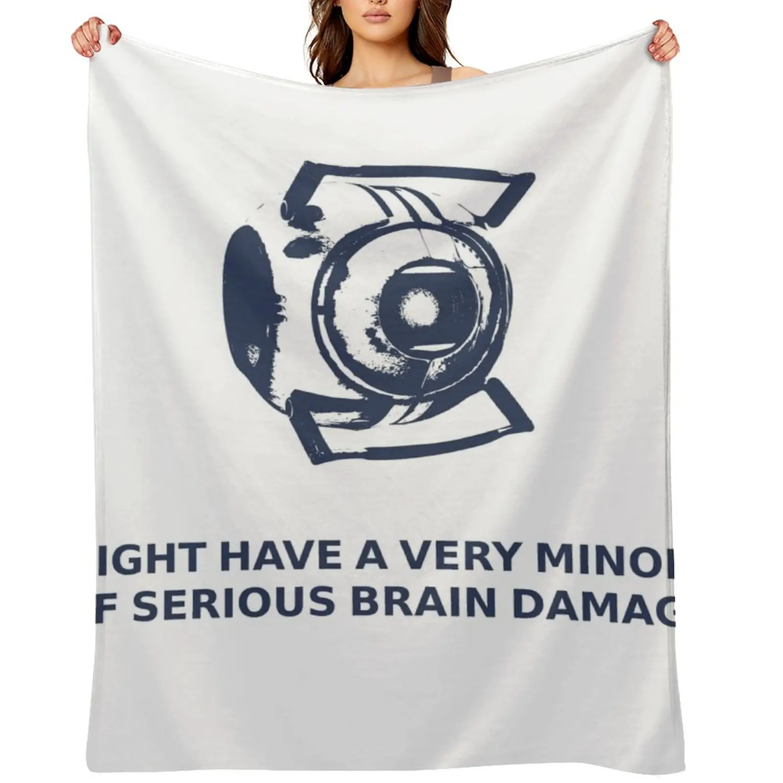 

Wheatley - Portal 2 Quote Throw Blanket cosplay anime anime Vintage decorative Blankets