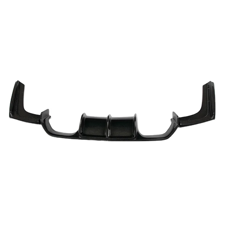 High Quality V-style Three-stage Carbon Fiber Body Kit Bumper Rear Lip for BMW M3 M4 F80 F82