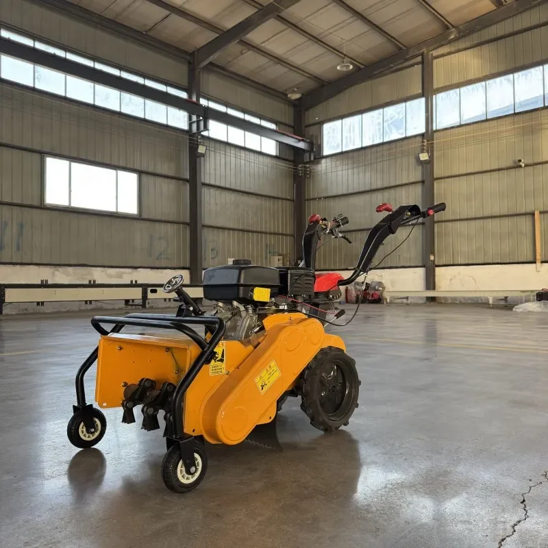 Cross-border Lawn Mower for Residential Use Compatible with Soil Loosening Micro-Tillage Rotary Tiller and Seat