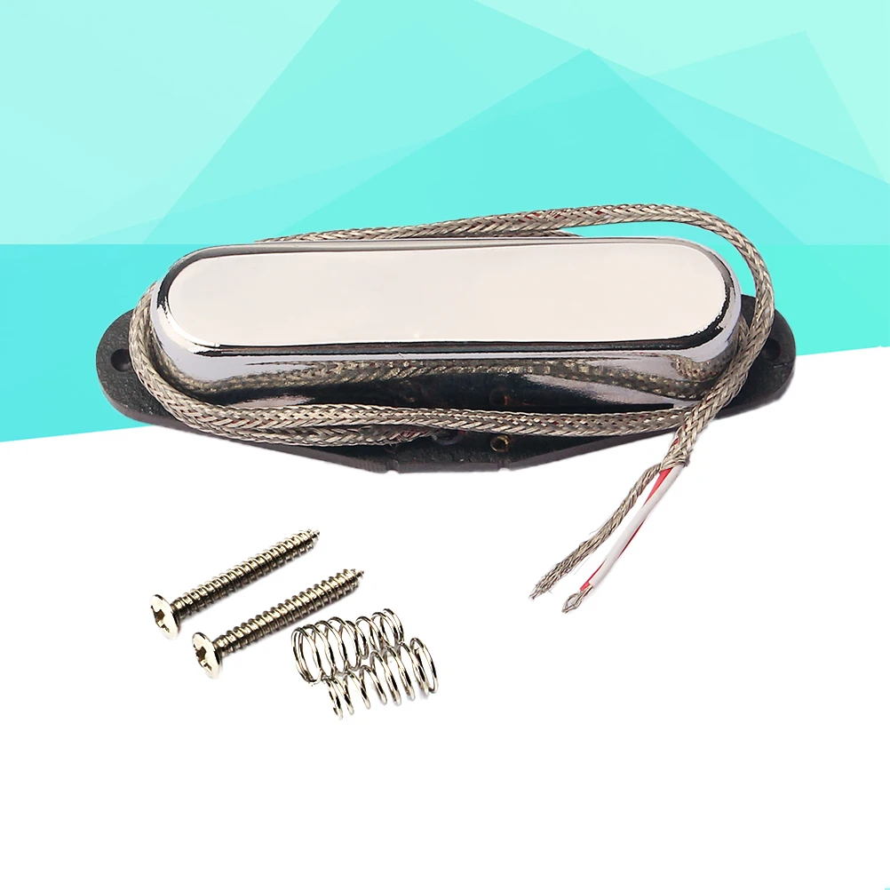 

Guitar Pickup Neck Pickup Set 5 Electric Guitar Bass Pickups Enamel Coated Magnet Wire Chrome Plated