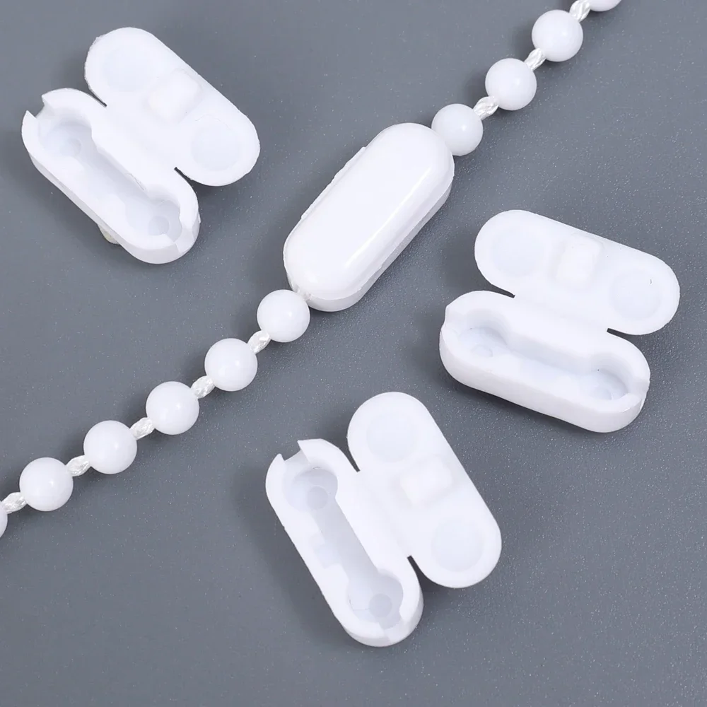 5-100Pcs  Roller Blinds Pull Cord Connector Curtain Chain Connector Roman Curtain Beaded Chain Cord Connection Decor Accessory
