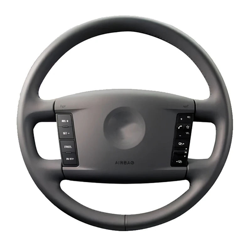 

Car Steering Wheel Cover For Volkswagen VW Touareg Phaeton 2002-2010 Customize DIY Steering Wrap Microfiber Leather Hand Sewing