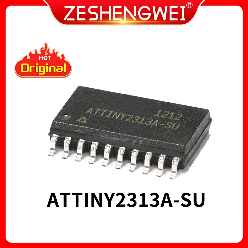 

1-10PCS ATTINY2313A-SU = ATTINY2313V-10SU ATTINY2313A ATTINY2313 TINY2313A-SU TINY2313A SOP20 IC MCU 8BIT 2KB FLASH 20SOIC