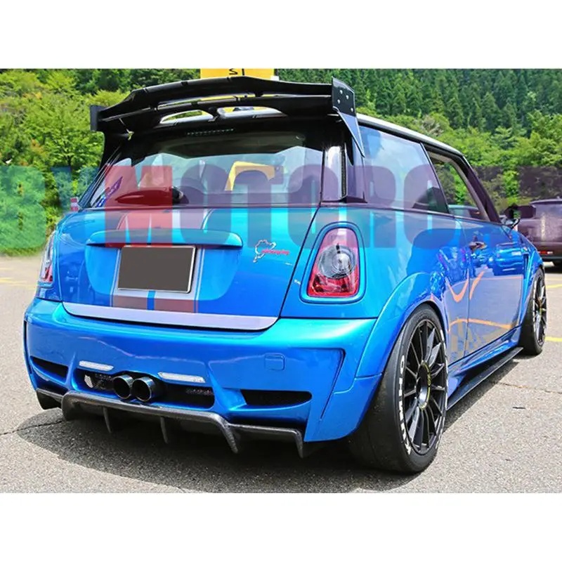 

For Mini Cooper S R56 R57 Duell AG style carbon fiber rear roof spoiler wing MINI R56 spoiler 2008-2013