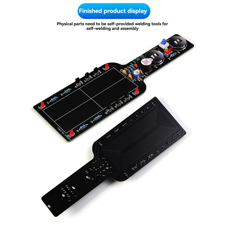 DIY Metal Detector Electronic DIY Kit Simple Metal Locator Loose Parts Set Circuit Board Making Soldering Practice Kit-B12B