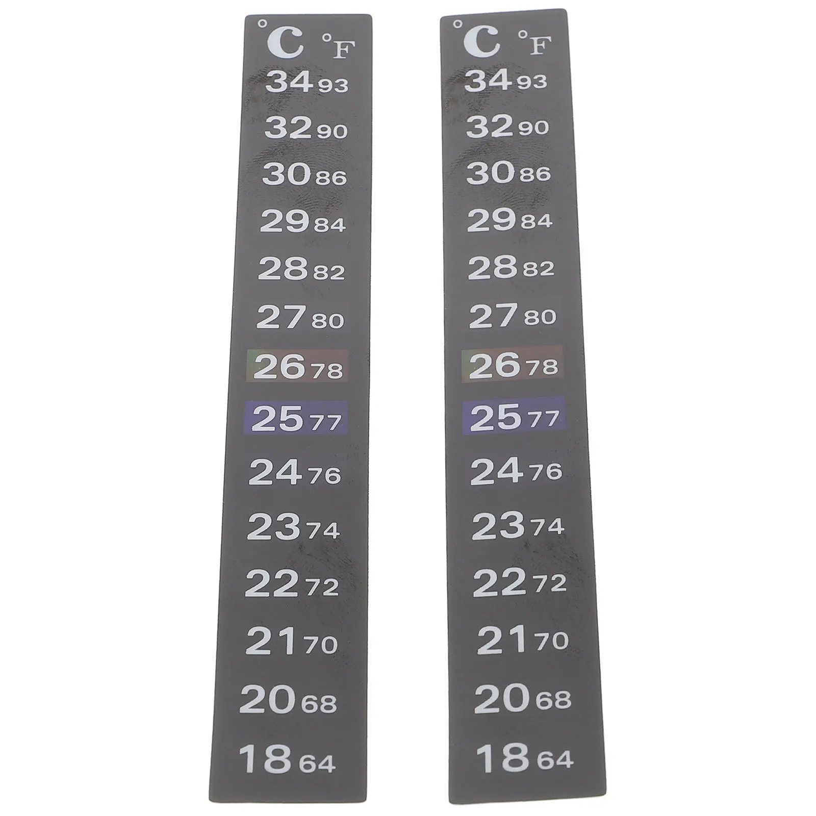 

2Pcs Brew Temperature Monitor Sticker Digital Fermentation Thermometer Sensor Strip Easy Apply Adhesive Label for Home Brewing