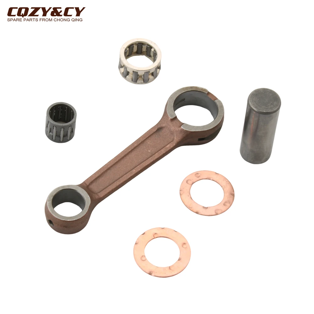 Motorcycle Crankshaft Connecting Rod For Yamaha DT50 Enduro SM DT50R TZR50 TZR50R LC 50cc Minarelli AM6 Engine 2 Stroke