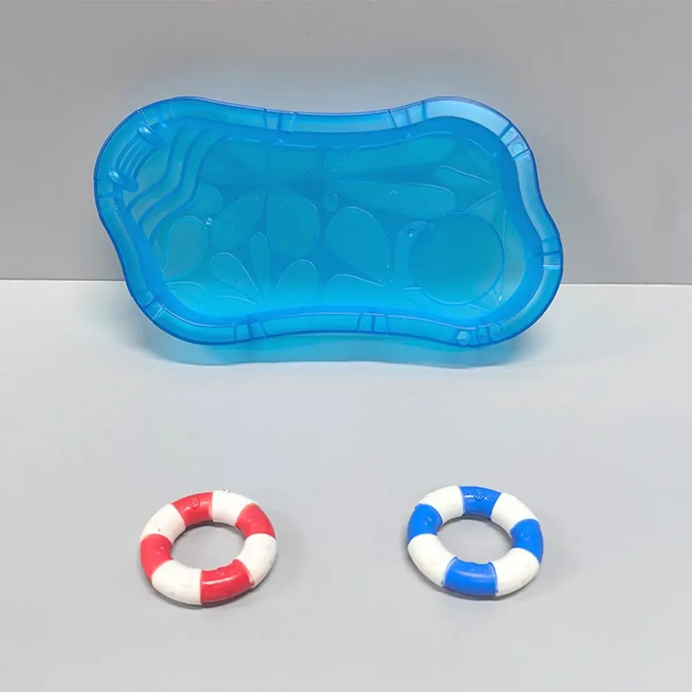 

Креативный разноцветный набор для кукольного домика: пляжный зонт, надувной круг, реквизит для фотосессий у бассейна, пластиковая миниатюрная пляжная скамейка