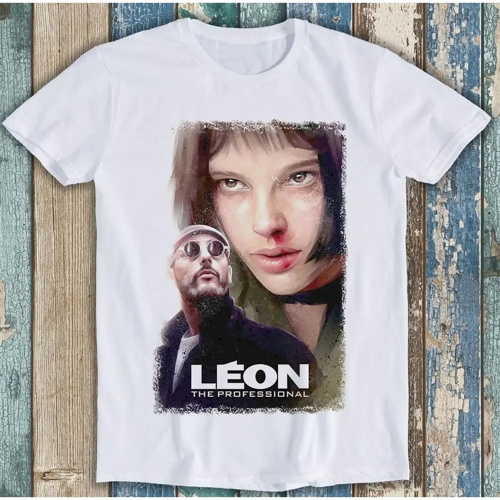 Leon The Professional Natalie Mathilda Jean Funny T Shirt T1916 vintage Washed Casual streetwear Top For Everyday Wear Unisex
