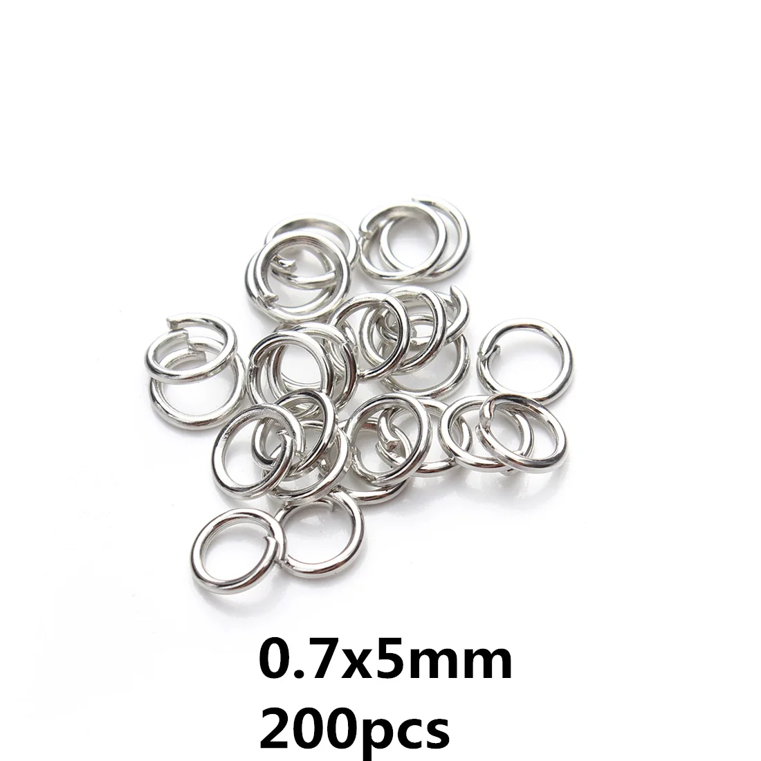 8 Farben 200 Stück offene Biegeringe + 50 Stück Karabinerverschlüsse Haken Verbinder Schmuckherstellung DIY Armband Halskette Schmuckzubehör Kit