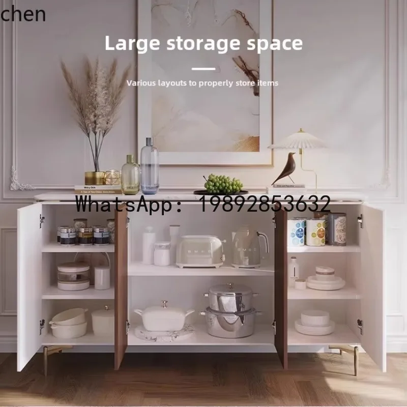 Entrance Cabinet Light Luxury Household Door Indoor Dining Side Cabinet Supercrystalline Stone Locker