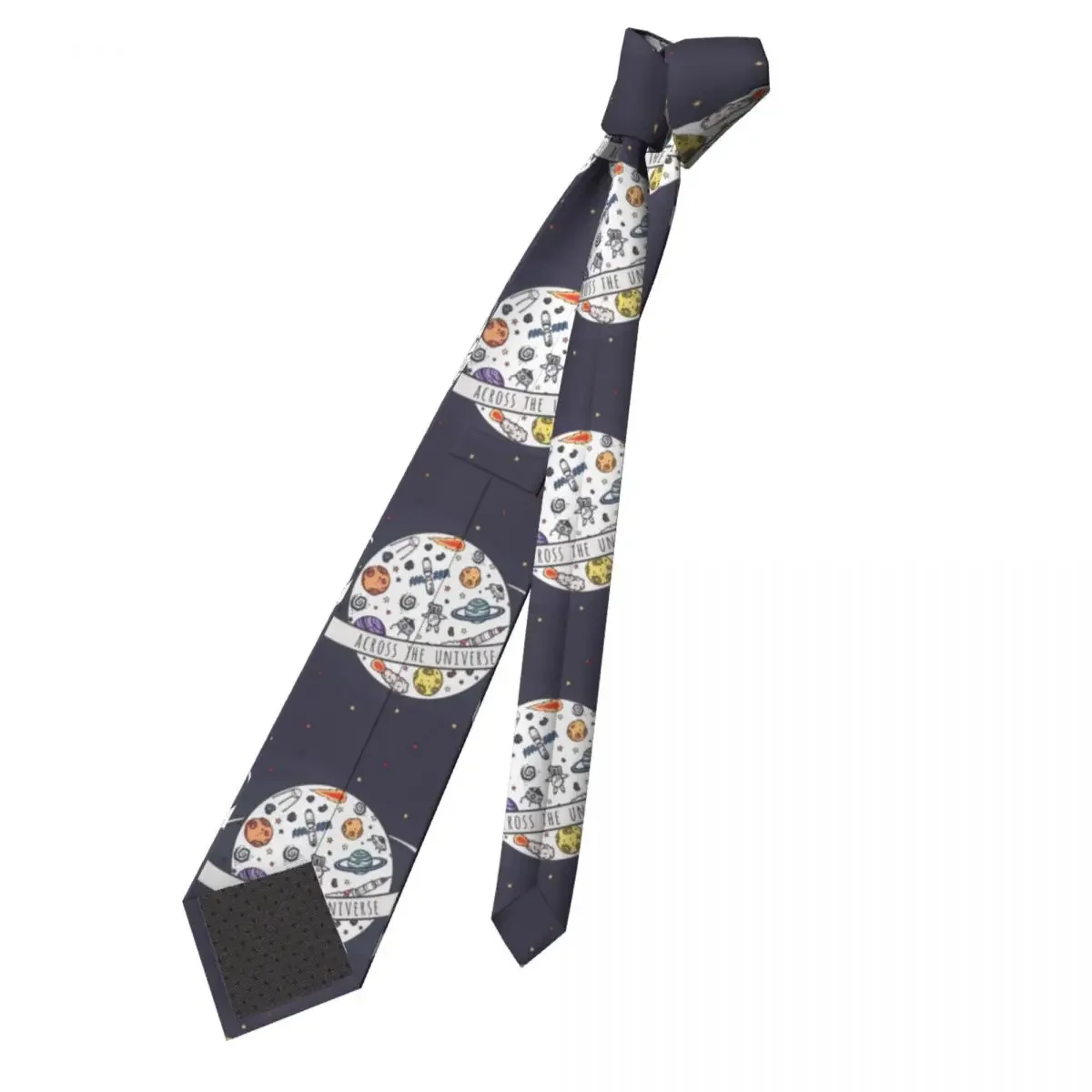 Space Galaxy Cartoon Magical Neckties Men Women Slim Polyester 8 cm Narrow Neck Ties for Mens Accessories Gravatas Wedding Gift