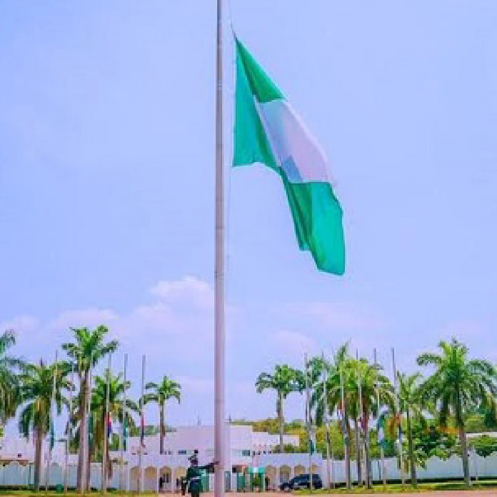 LeaFLAG Nigeria Flag 90x150cm green white NGA NG Nigeria flag For indoor outdoor Home Decoration