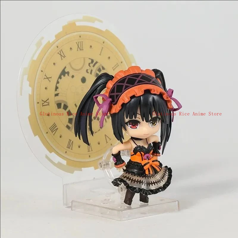In stock Tokisaki Kurumi Nightmare 466# 10cm Action Figure - DATE a LIVE Collectible Anime Doll Gift for Fans