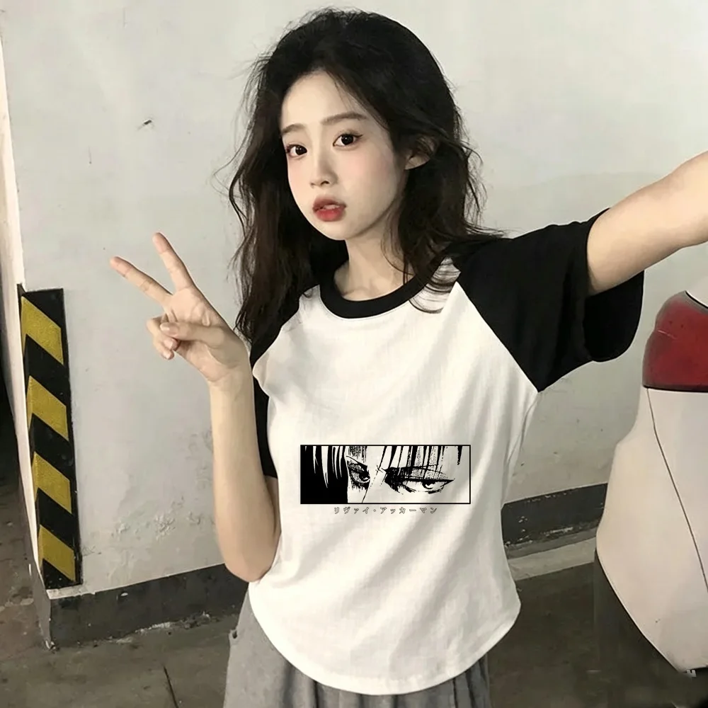 Attack on Titan t-shirt girl dollette cheap japan meme grunge t-shirt kawaii baddie anime jojifuku meme