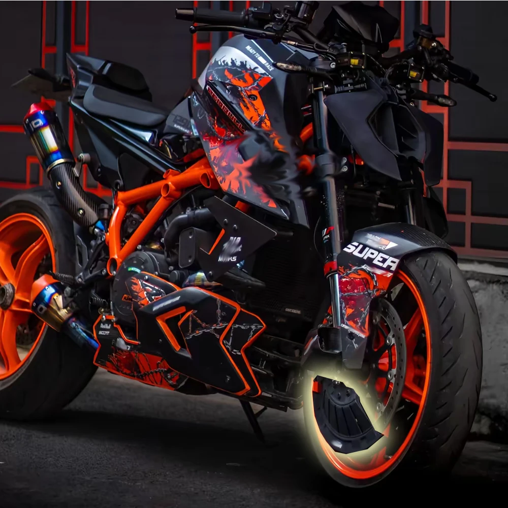 Motorcycle modification diffuser for 1290 super duke rr/r 2021- 2024 Wheel protection cover aerodynamics Protect the wheels