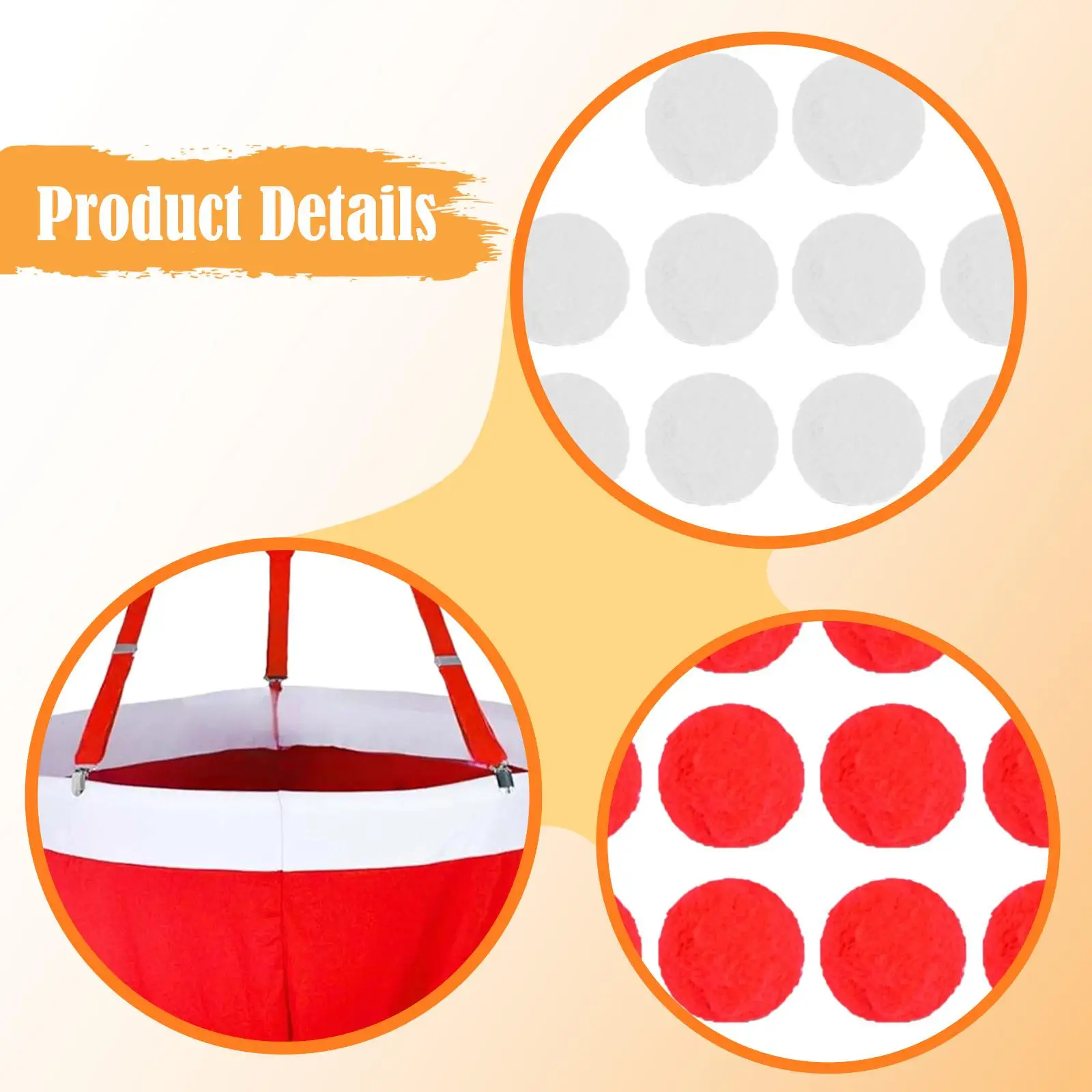 サンタパンツ クリスマス雪玉付き サンタ巨大パンツ 面白いクリスマスデコレーション