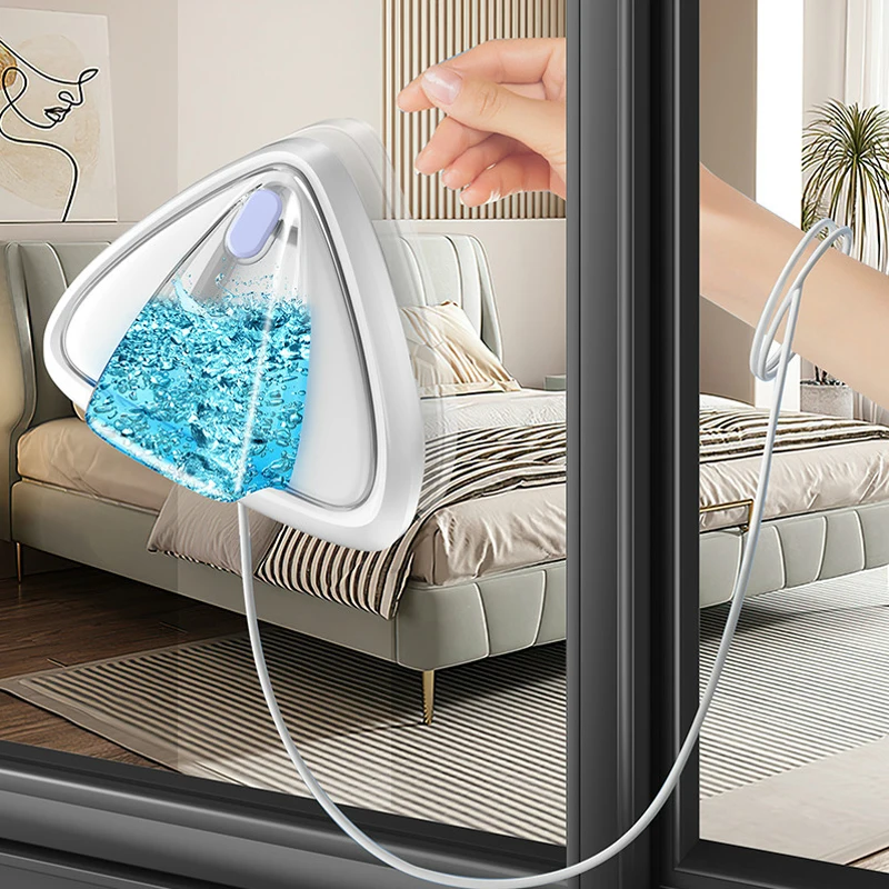 Upgrade Magnetic Glass Cleaner Automatic Drainage Wiper Glass Double Sided Window Washer Cleaner Brush Household Cleaning Tool