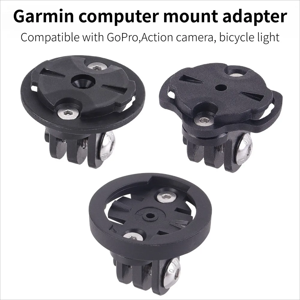 Extension Bracket, compatible with Garmin bike computer mount, Walker light mount extension bracket and GOPRO headlight adapter