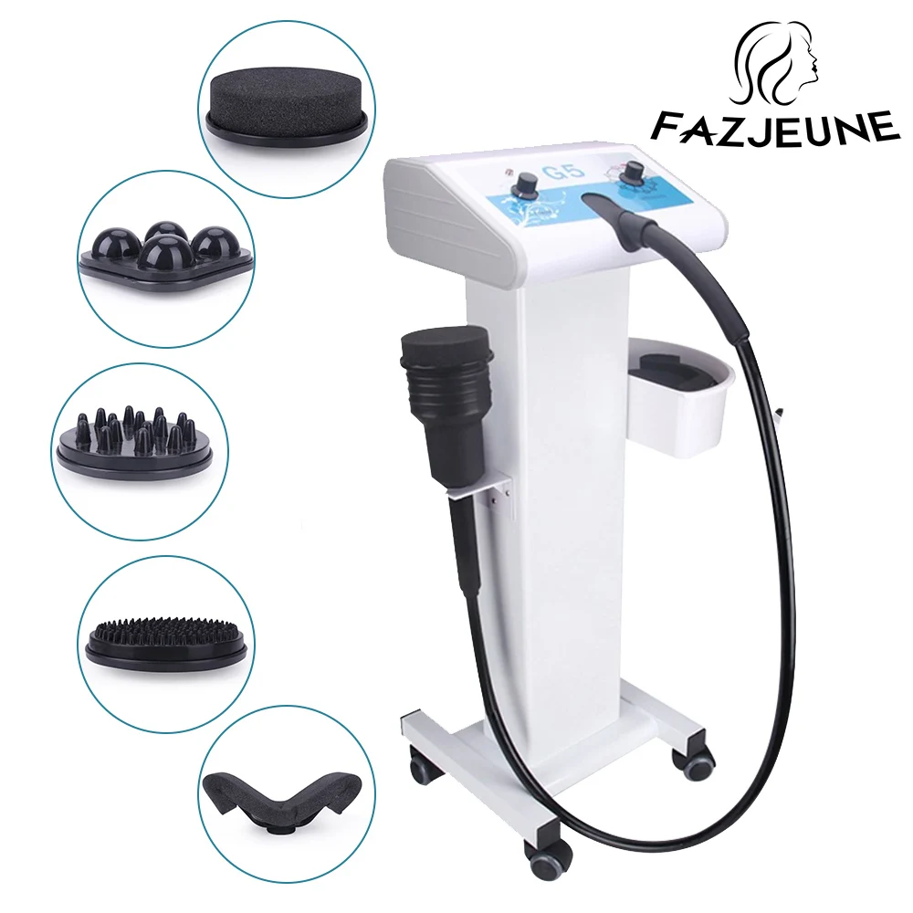 G5 Vibrating Massager Body Slimming Machine with Trolley Stand Fat Burner Shaping Weight Loss Device High Frenquency Vibrator