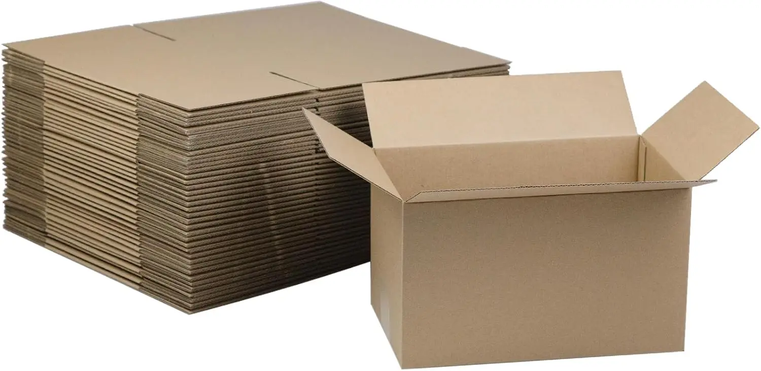 

Corrugated Cardboard Shipping Boxes 10x6x6 Inch 40 Pack for Small Business