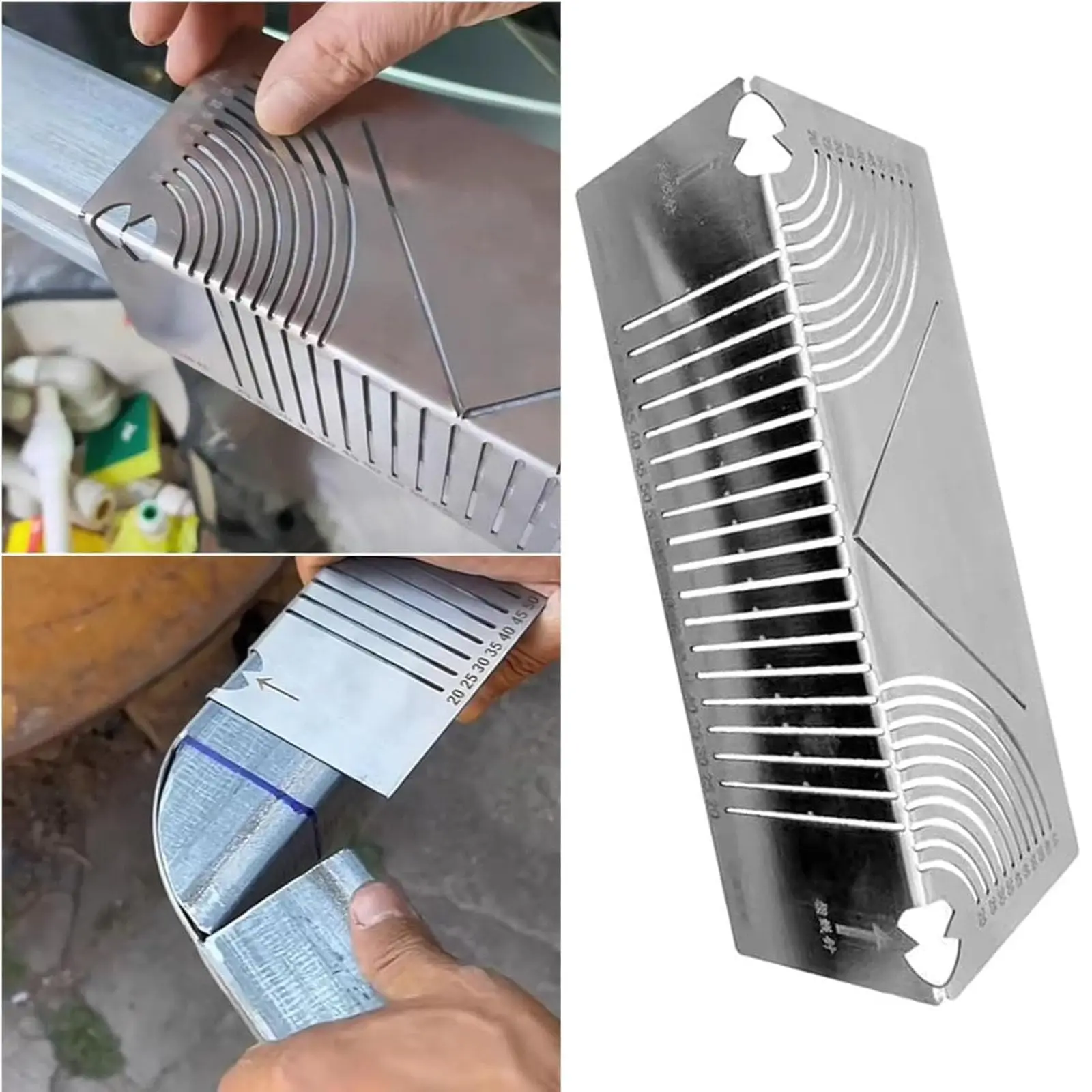 Precise-Flex Angle Arc Marking Tool Efficient Metal Pipe Saddle Cutting Guide Pipefitter Measuring Tools Welding Supplies
