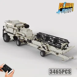 NEW 1:17 Large Combine Harvester 3465PCS Model Buiding Kit Block Self-locking Bricks Birthday Christmas Gift