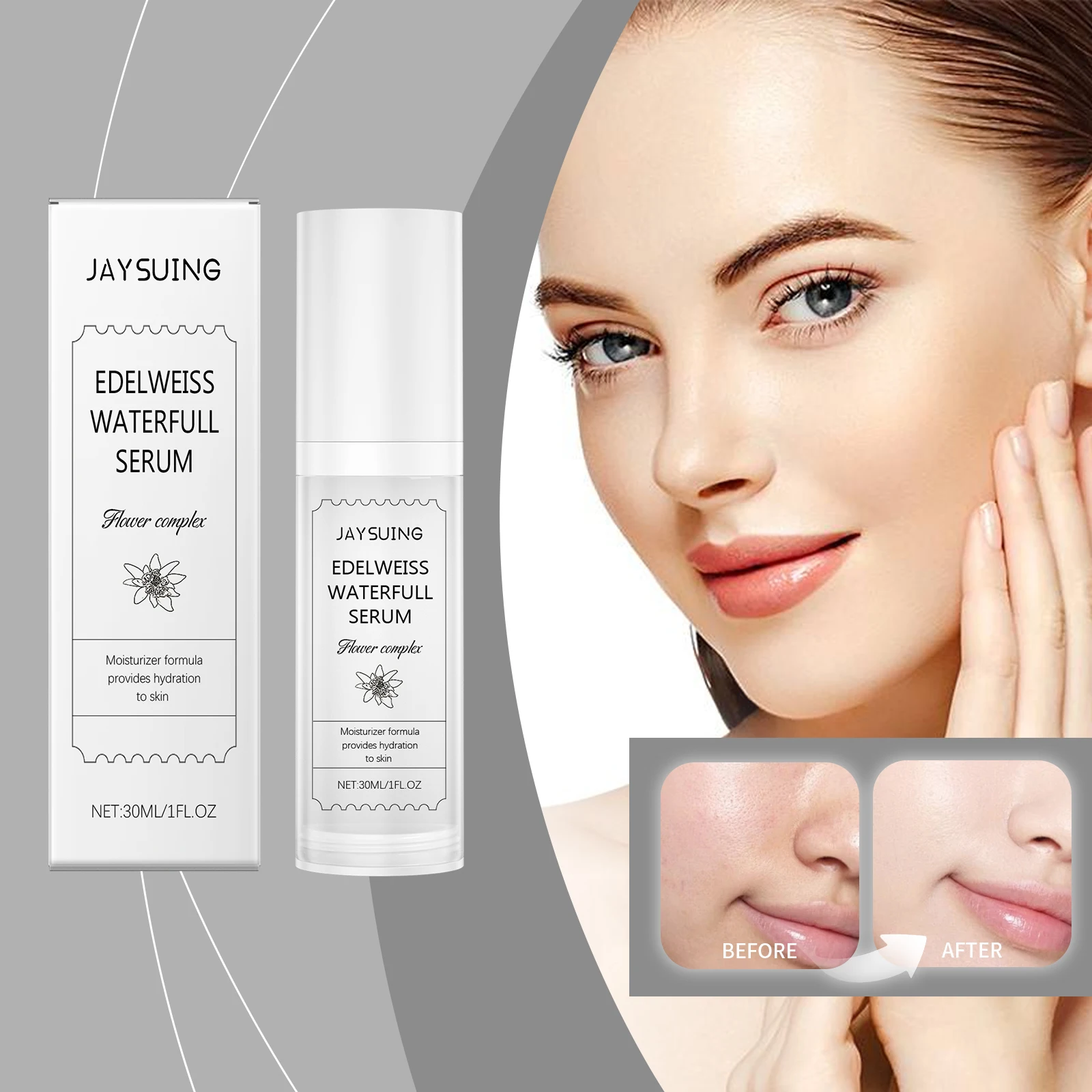 مصل إديلويس المائي - مجمع زهور مرطب مكثف للبشرة الممتلئة والندى - 30 مل/1 أونصة سائلة"