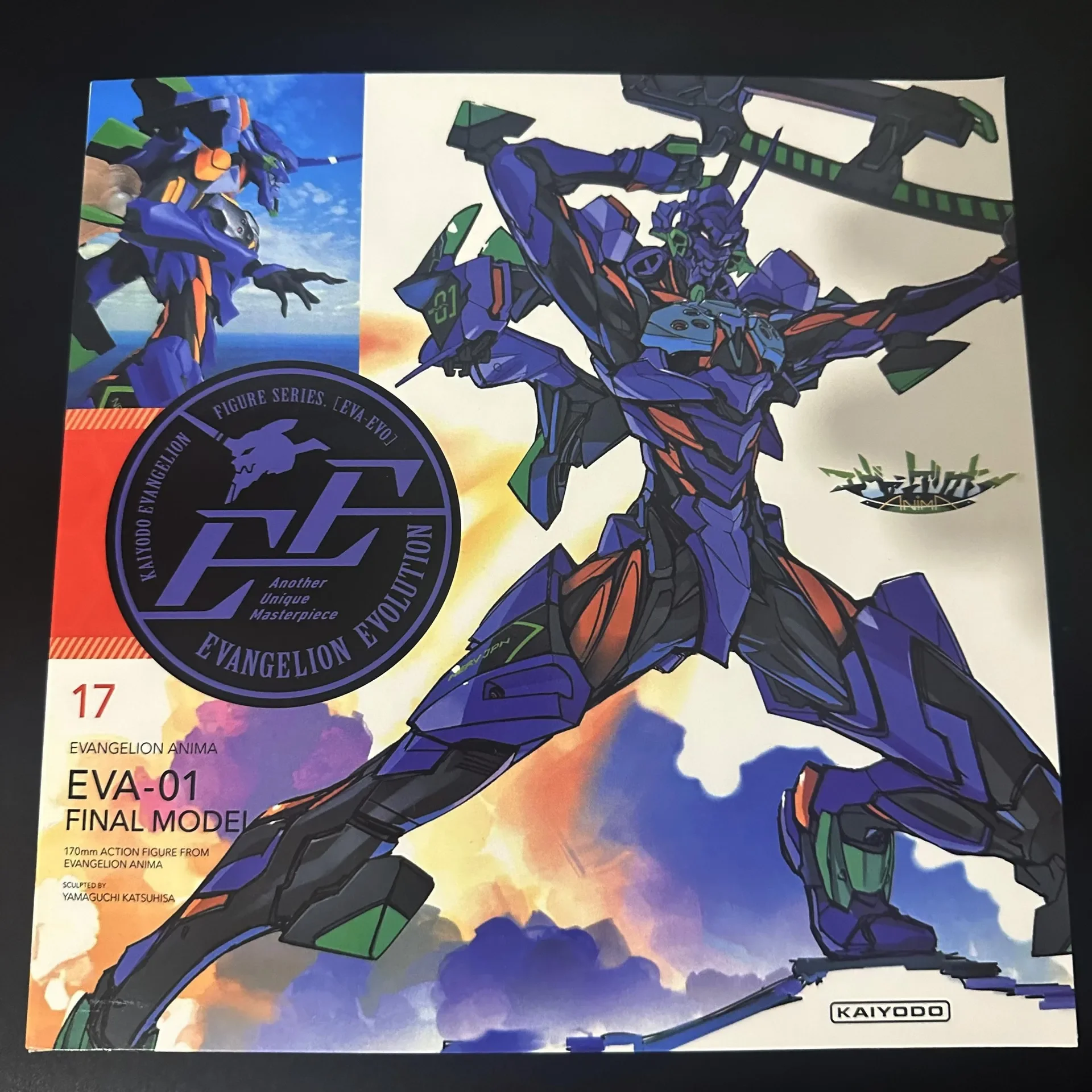 KAIYODO Eva Unit-01 Un modelo periférico Evangelion práctico de Unit-01 Figura Modelo Colección Juguete para Regalo
