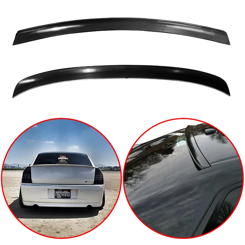 

ABS Rear Wing Spoiler Roof Spoiler Glossy Black Car Accessories Body Kit For Chrysler 300C 2005 2006 2007 2008 2009 2010