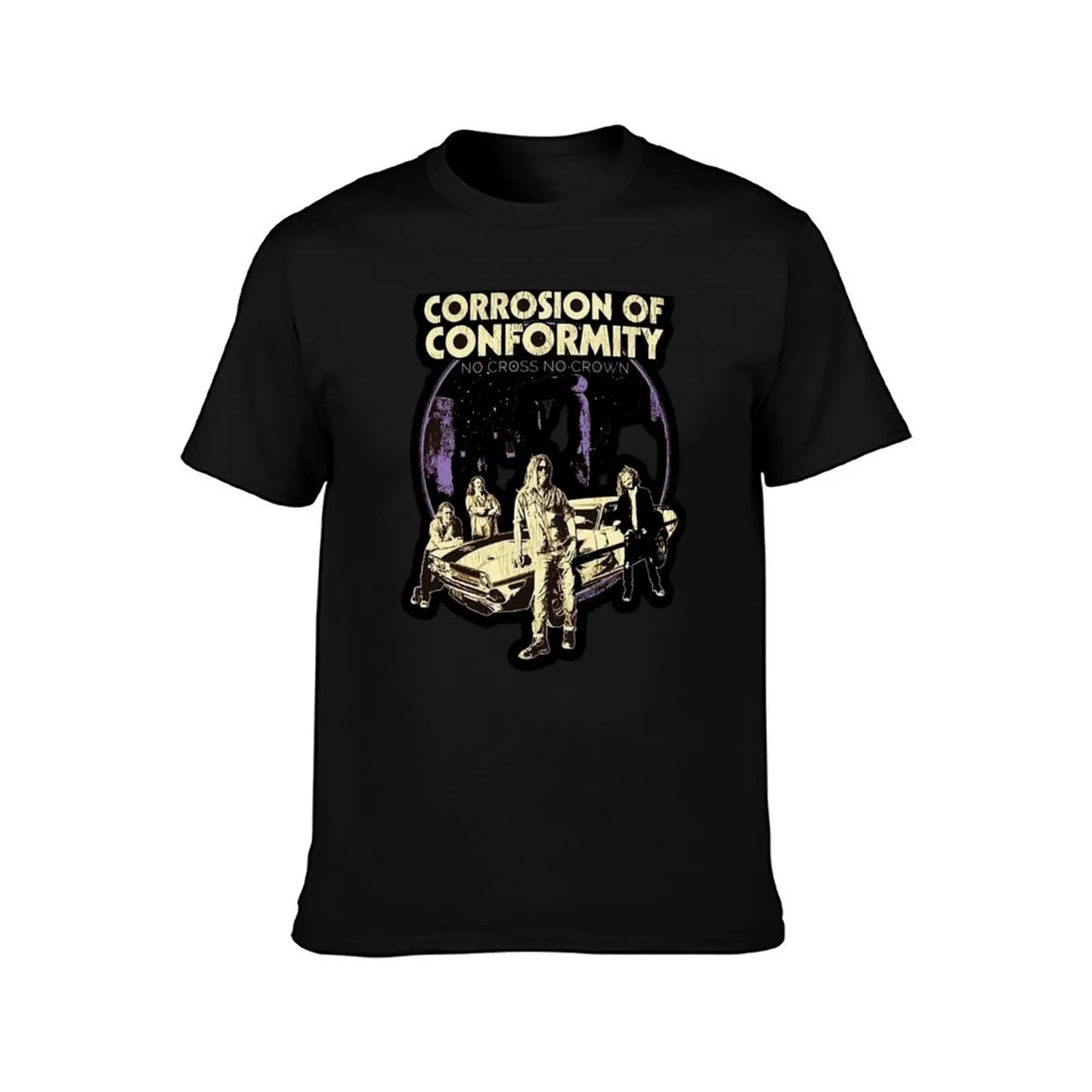 CORROSION OF CONFORMITY BAND ARTWORK T-Shirt Sweat Absorbing Sports Tee Shirt