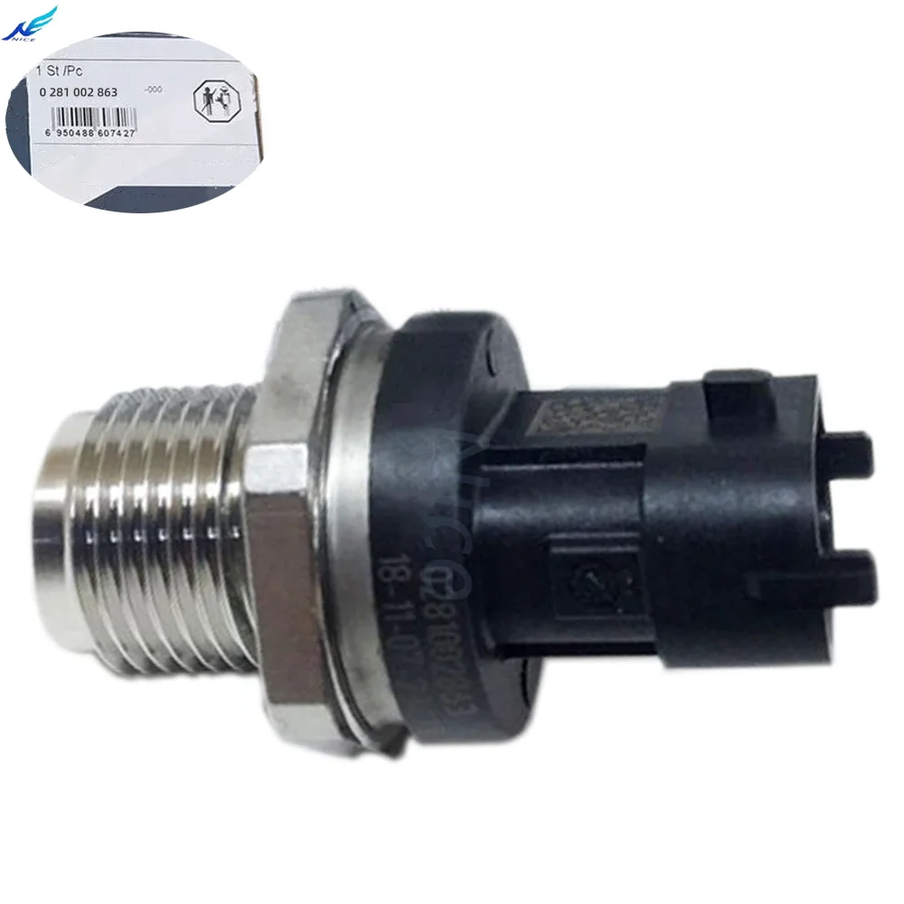 

New Fuel Rail Pressure Sensor Fits For KI-A Tucson OEM 0281002863 31401-4A400