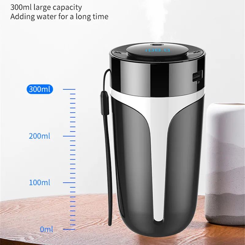 Car Air Humidifier Portable Bluetooth Handsfree USB MP3 Player Air Freshener Car Charger Essential Oil Diffuser Car Humidifier